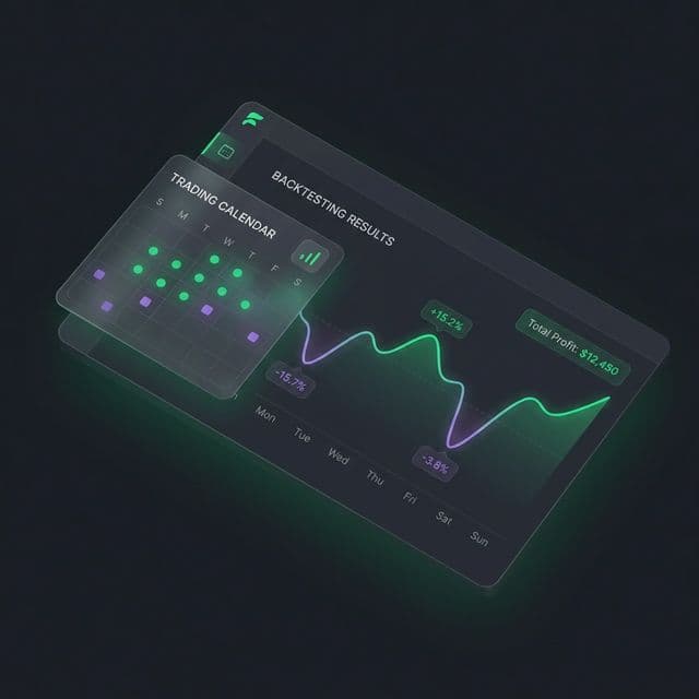 calendar illustration dark